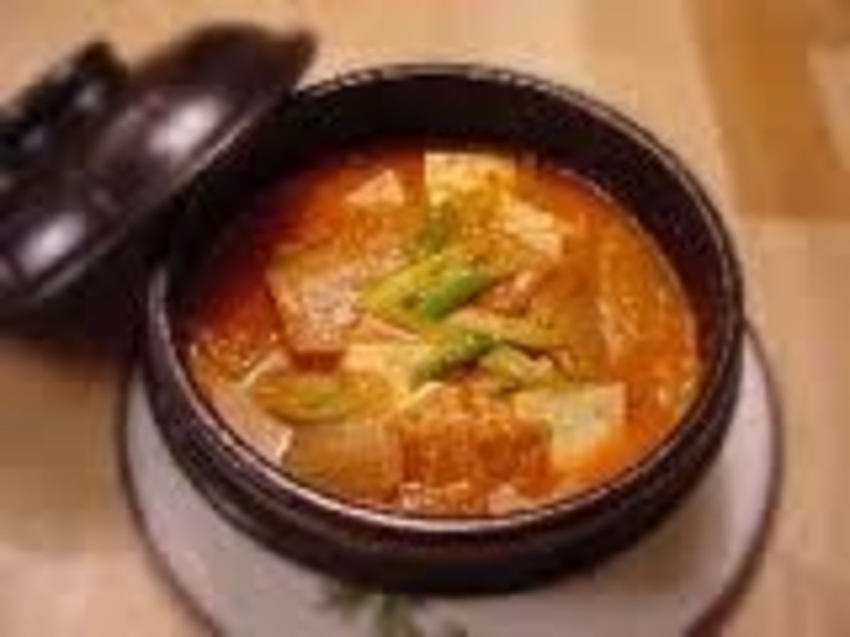 stone hot pot, kimchi chigae, korean food