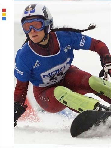 Alexa Loo of Richmond, B.C. has been with the Canadian National Snowboard Team since 1998.  She was the first woman to compete for Canada in the Parallel Giant Slalom event at the 2006 Olympics.