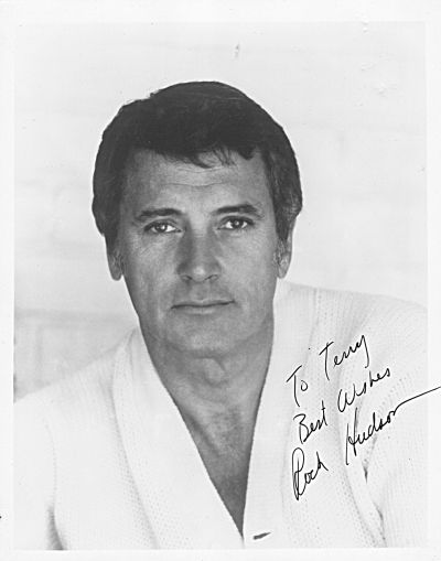 Rock Hudson (1925-1985) - Autographed Photo he Sent to Me in the Early 1980's