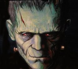 Frankenstein Painting