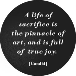 One of Gandhis best quotes!