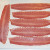 1) Place 5-6 strips of turkey bacon on doubled-up paper towels.