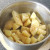 Butter and nutmeg are added to drained parsnips
