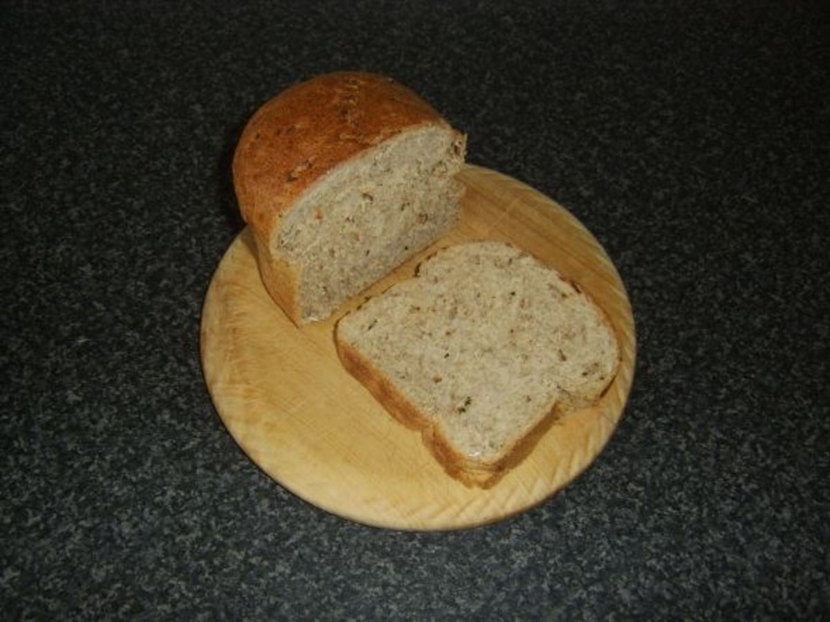 Slice of granary bread