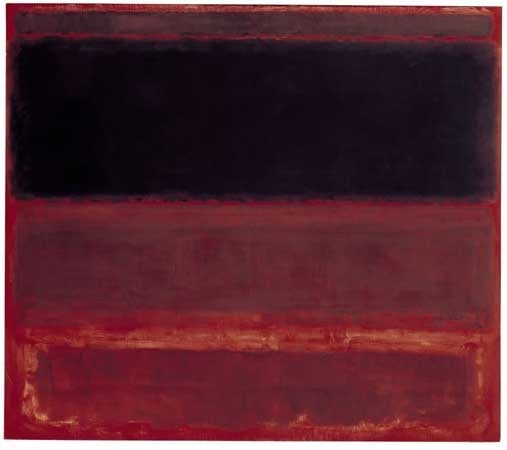Mark Rothko, Four Darks in Red (1958)Photo by http://www.guardian.co.uk