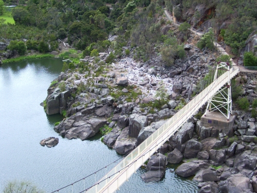 Alexandra Suspension Bridge at Cataract Gorge