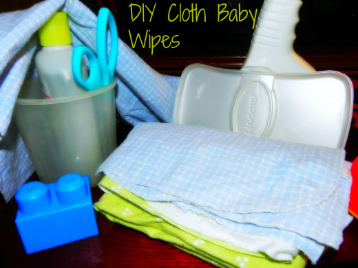 Homemade baby wipes
