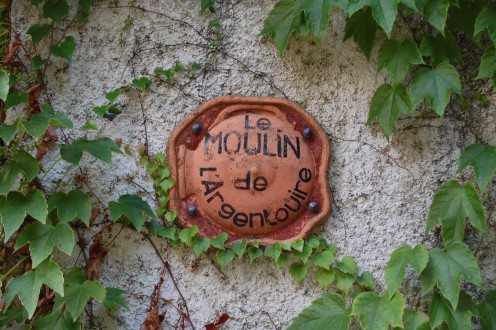 An example of a piece of pottery from the village, this design can be found all around the village indicating the street names.