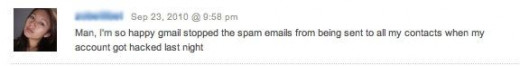 Twitter User's Gmail Hacked