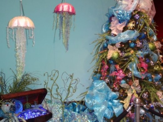 Under the Sea (The Little Mermaid) Vignette from Festival of Trees, Orlando Museum of Art