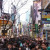 The busy Myeongdong Shopping District.