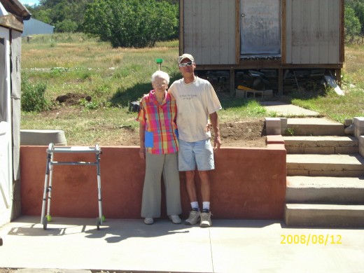 Can't see you but sweet pic with grandma