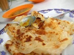 Roti Prata - Indian Pancake (normally eaten with fish or chicken curry gravy)