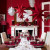 Set a festive table, Prepare your dining room for a feast with table settings and decorations in berry red and white. Just add silver and crystal details for extra sparkle and hang big, bold paper stars and snowflakes low over the table. By yossawa
