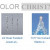 Clear and Transparent Christmas Color Scheme. Clear color - simplicity.