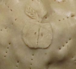 Decorative Garnish on Apple Pie Crust