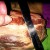 Trim the sinew from the beef. Trim the sinew from the beef.