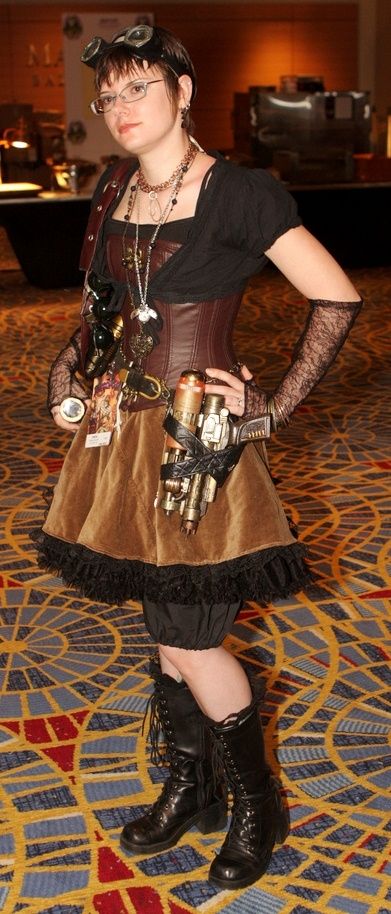 Steampunk Boots and Steampunk Costume