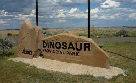 Dinosaur Park Entrance Sign