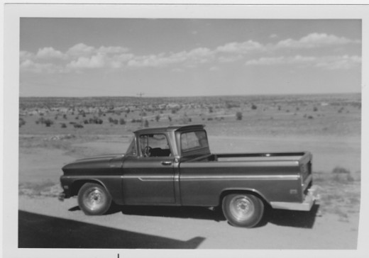 Classic Chevy Truck.  Purple