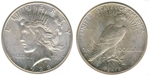 1928 Peace Dollar
