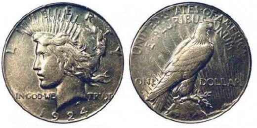 1924-S Peace Dollar