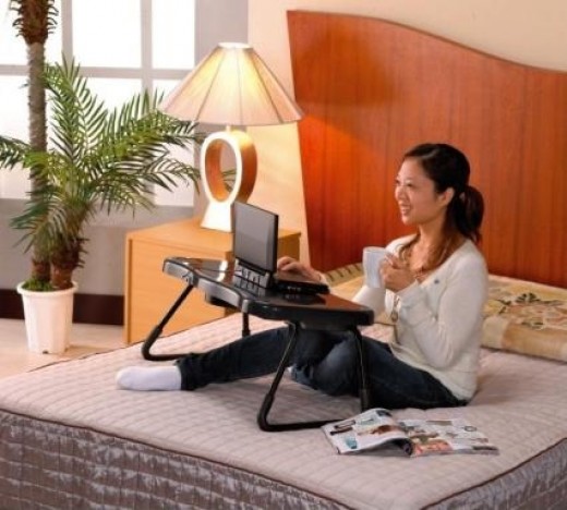 Adjustable Laptop Stand For Bed Use