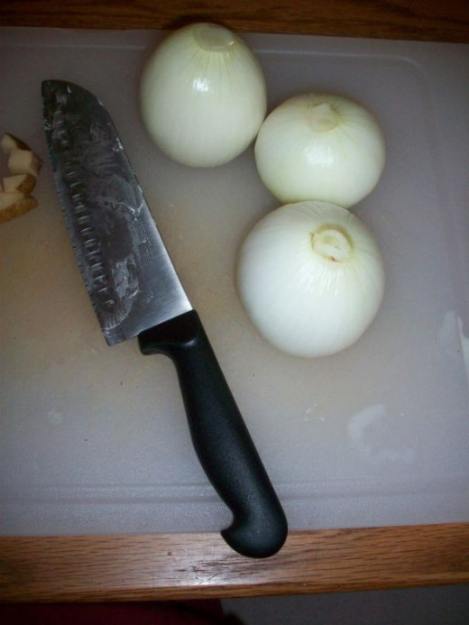 Clean and Slice Onions