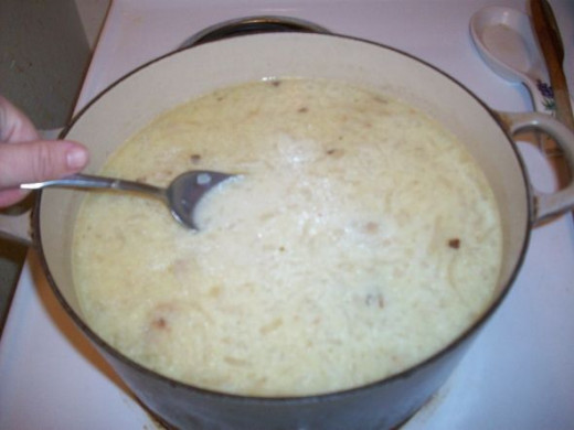 Check Potato Soup for Creaminess