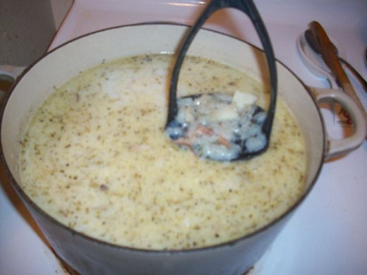 Mash the Potato Soup