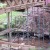 The construction supports during restoration. The construction supports during restoration.