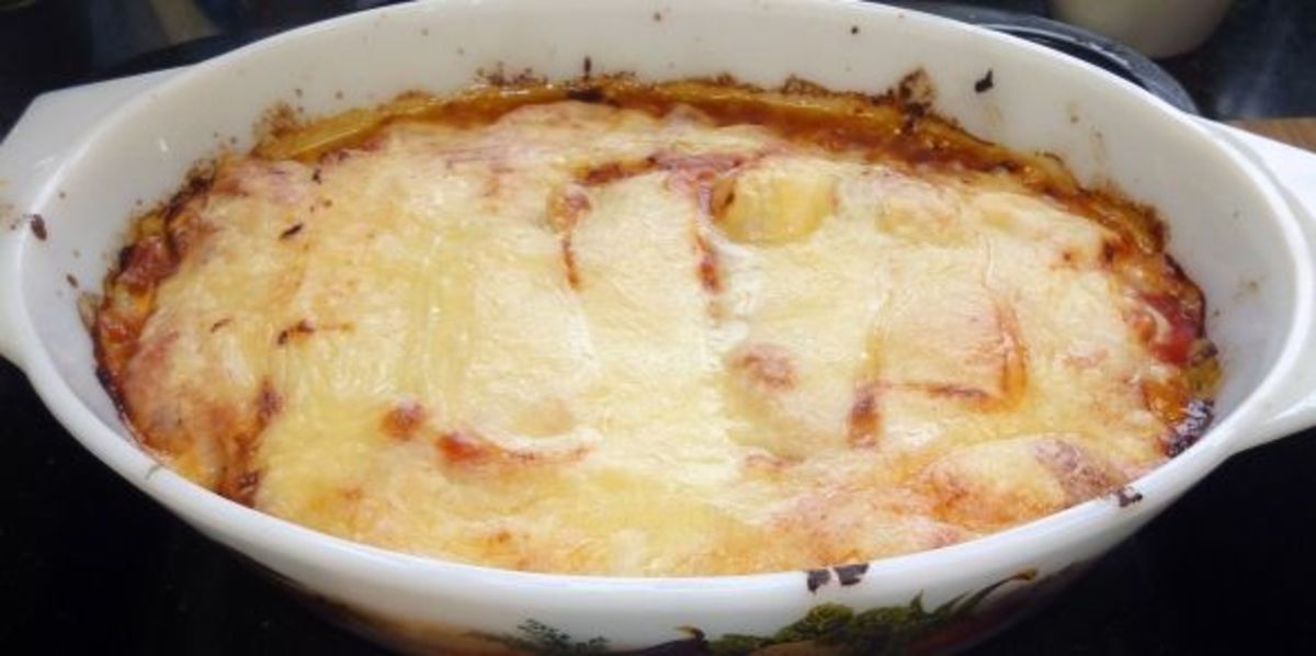 Roast Potato Cheese Bake Pie Recipe