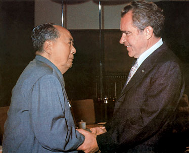 President Nixon and Chairman Mao