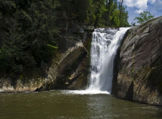 how to take waterfall pictures at Elk River falls