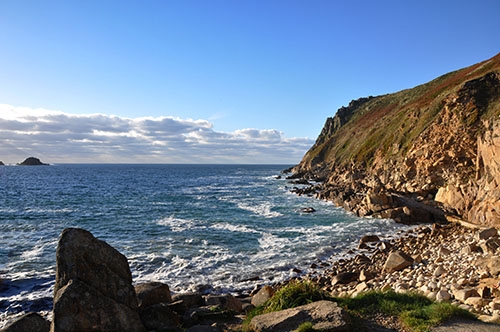 The beautiful Cornish coastline