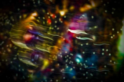 Intentional camera movement to create blurred motion