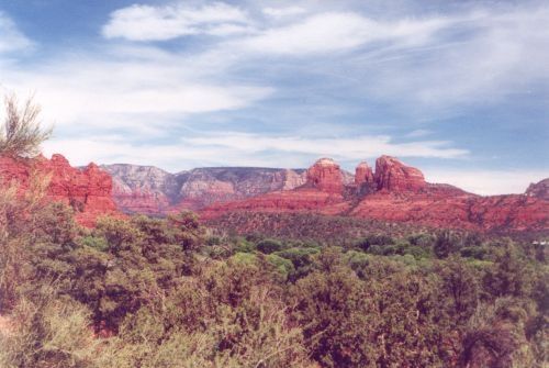 View from a side road south of Sedona.
