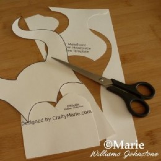 How to Make Maleficent Horns With Free Template | Holidappy