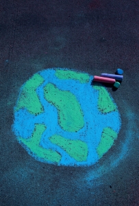 homemade sidewalk chalk