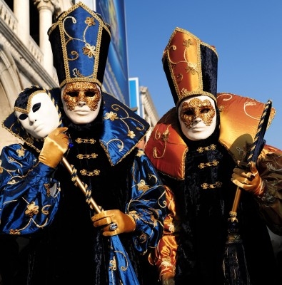See the Acknowledgments section, below, to learn about Samo Trebizan, the photographer whose glorious Venice Carnival portraits are featured here.