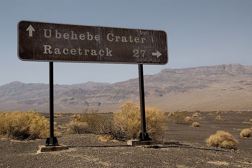 Ubehebe Crater and Racetrack Playa Road