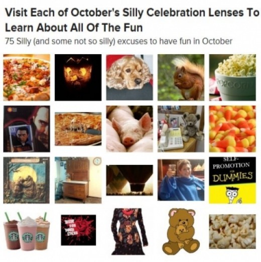 Featured on October 2012 Silly Celebrations Monsterboard