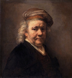 Image: Self Portrait 1669 by Rembrandt (1606-1669)
