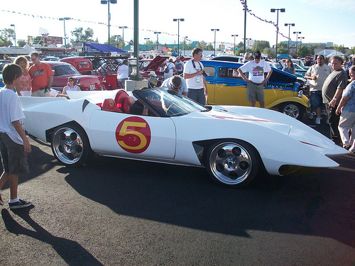 Speedracer car on display at Hot August Nights