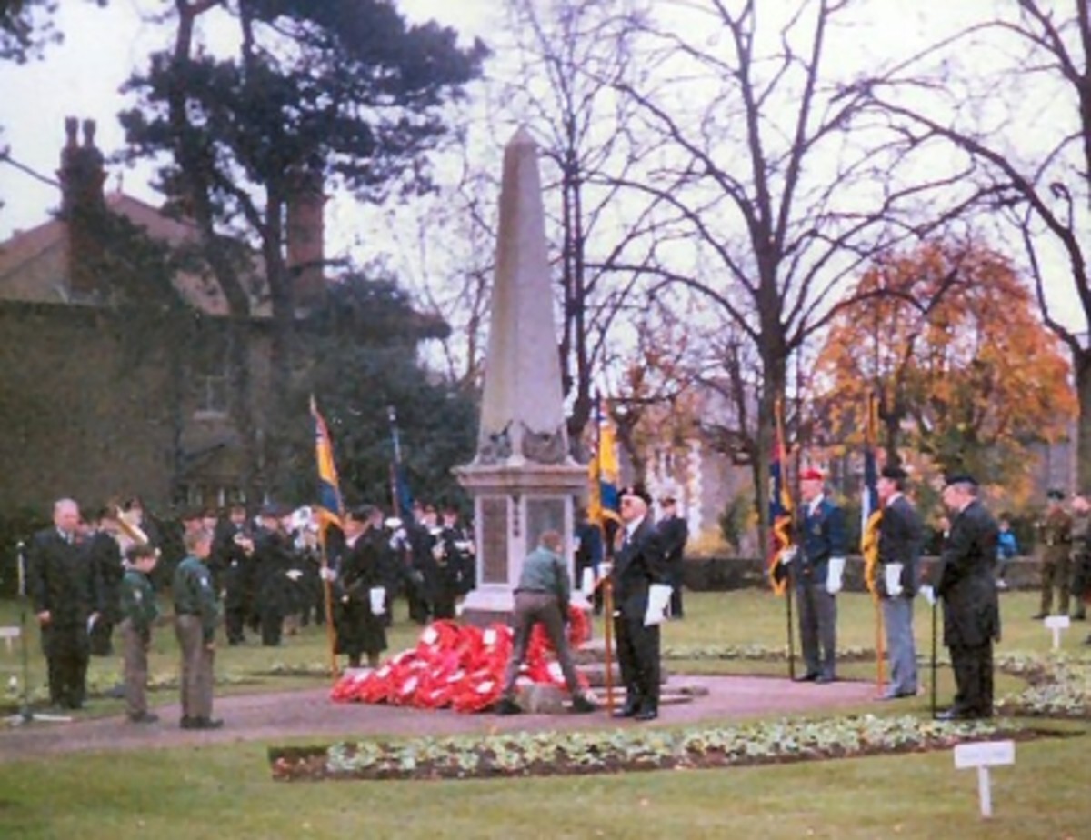 Kenneth Jenner, war memorial, Page Park, Staple Hill, Bristol, England