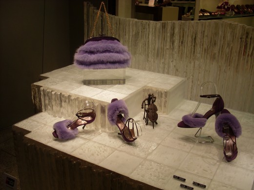And of course, don't forget about the 'too die for' fluffy lilac shoes!