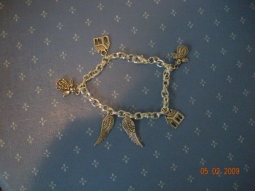 Angel bracelet I made for someone,
