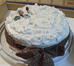 This is how we would ice our Christmas cake