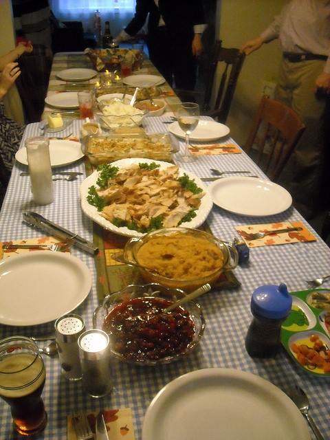 Thanksgiving Spread, by fatherspoon, from Flickr