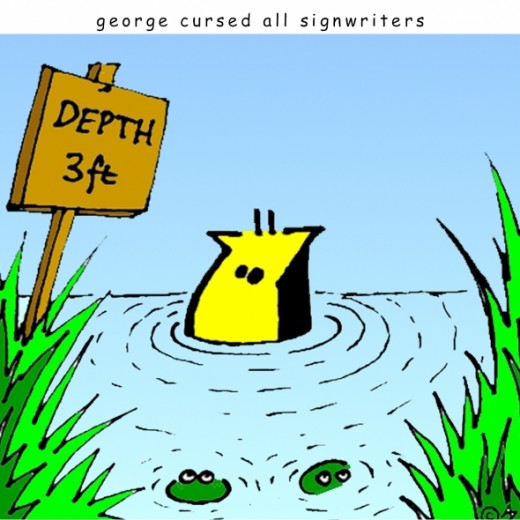 george cursed all signwriters